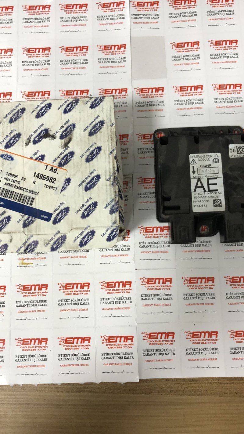 ÇIKMA OTO BEYİN 6C1T 14B056 AE 53605331870505 5WK4 3536 44130512 G1UHF FORD TRANSİT AİRBAG BEYNİ FORD TRANSİT HAVA YASTIĞI BEYNİ 