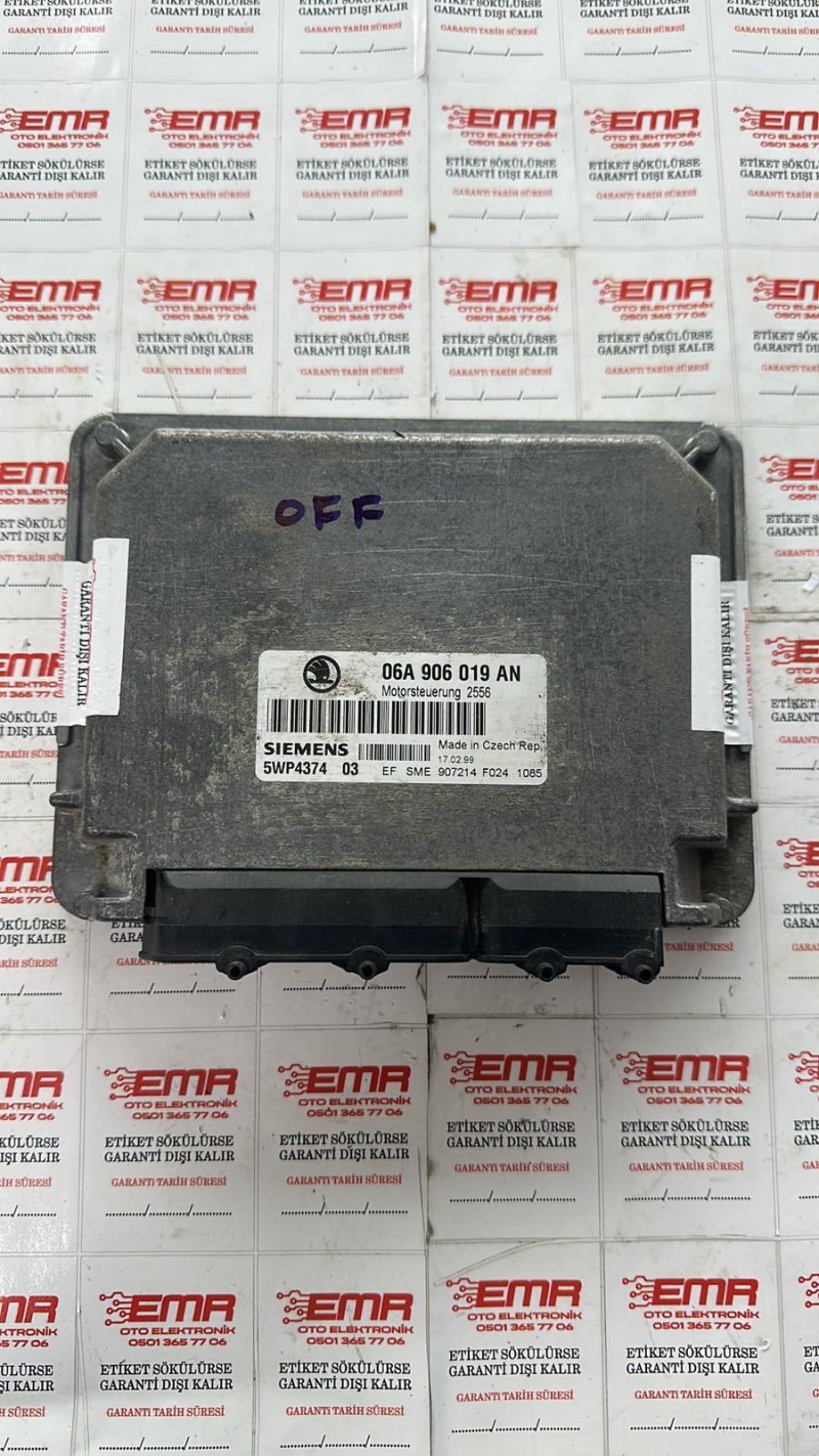 VOLKSWAGEN AKL MOTOR ÇIKMA MOTOR BEYNİ 06A906019AN 5WP4374 
